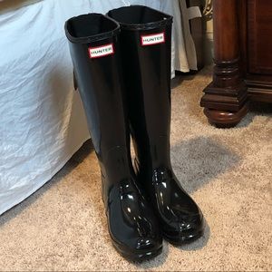 Hunter knee high boots